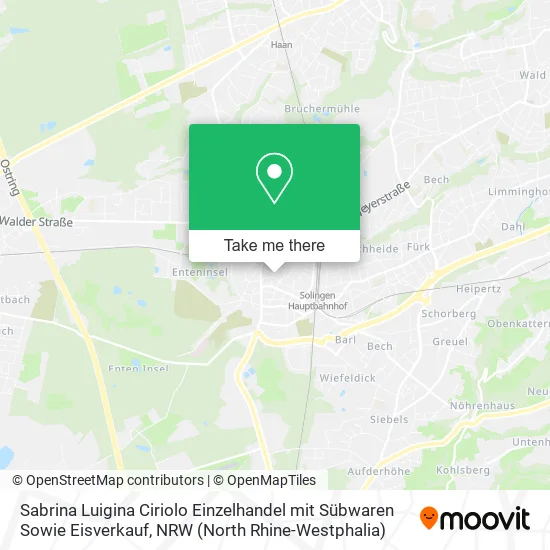 Sabrina Luigina Ciriolo Einzelhandel mit Sübwaren Sowie Eisverkauf map
