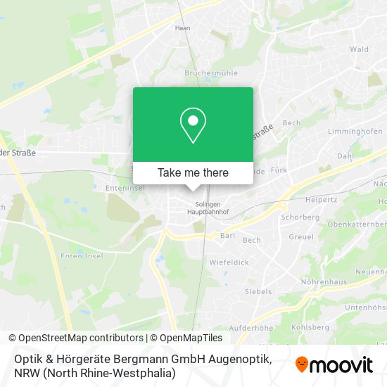 Optik & Hörgeräte Bergmann GmbH Augenoptik map