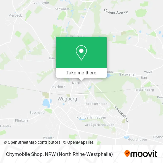 Citymobile Shop map