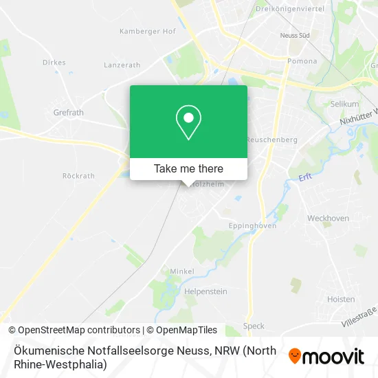 Карта Ökumenische Notfallseelsorge Neuss