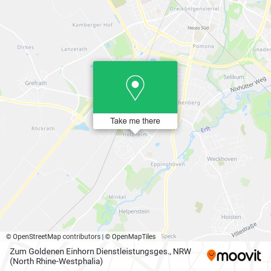 Zum Goldenen Einhorn Dienstleistungsges. map