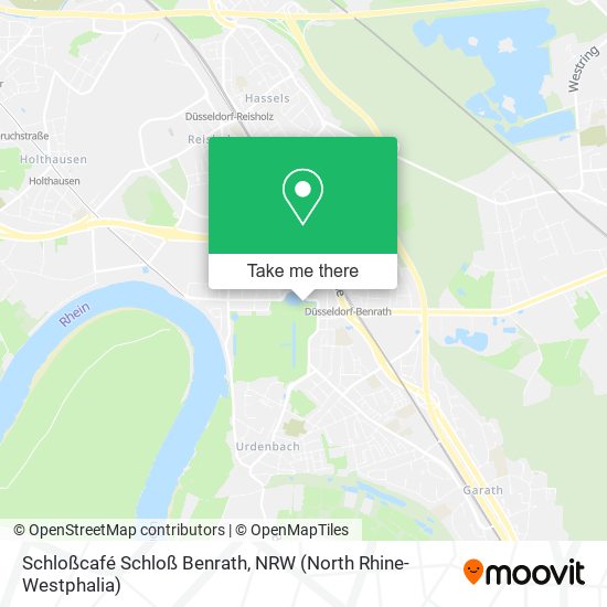 Schloßcafé Schloß Benrath map