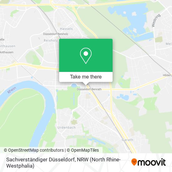 Sachverständiger Düsseldorf map