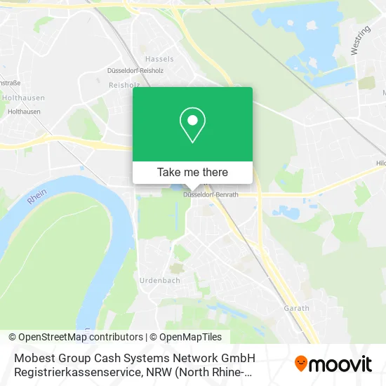Карта Mobest Group Cash Systems Network GmbH Registrierkassenservice