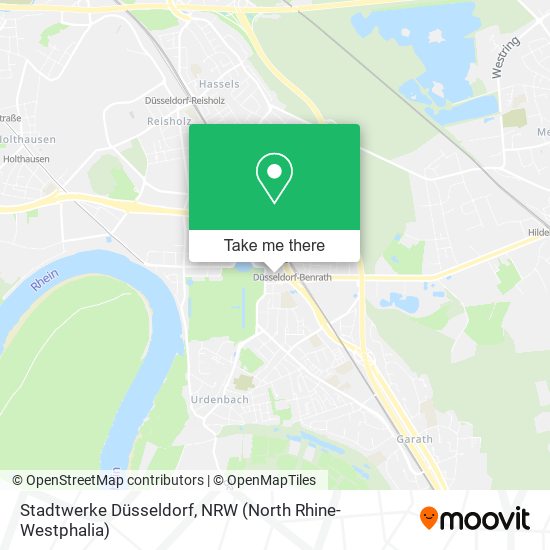 Stadtwerke Düsseldorf map