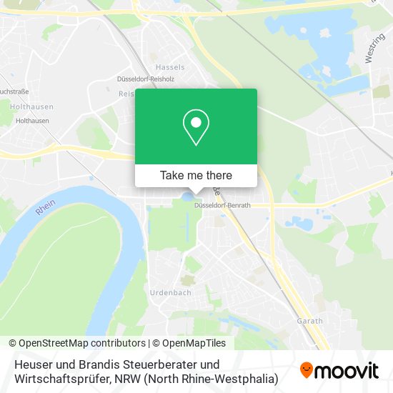 Heuser und Brandis Steuerberater und Wirtschaftsprüfer map
