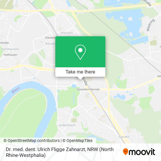 Dr. med. dent. Ulrich Fligge Zahnarzt map