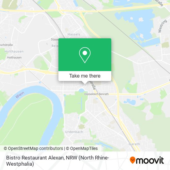 Bistro Restaurant Alexan map