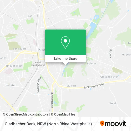 Gladbacher Bank map