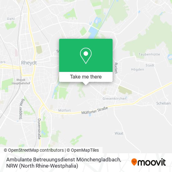 Ambulante Betreuungsdienst Mönchengladbach map