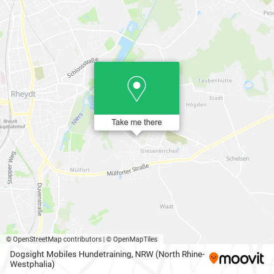 Карта Dogsight Mobiles Hundetraining