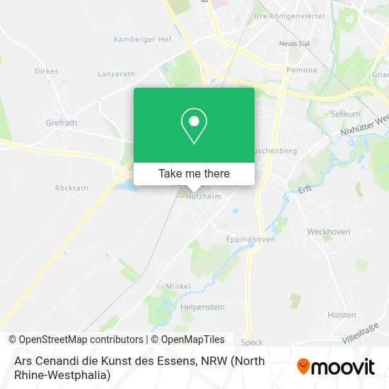 Ars Cenandi die Kunst des Essens map