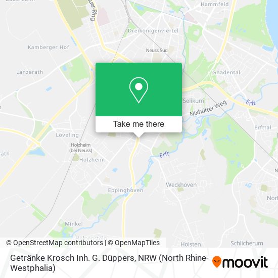 Getränke Krosch Inh. G. Düppers map