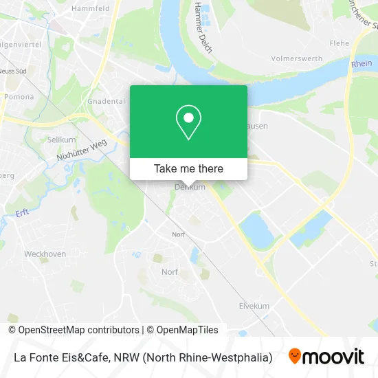 La Fonte Eis&Cafe map