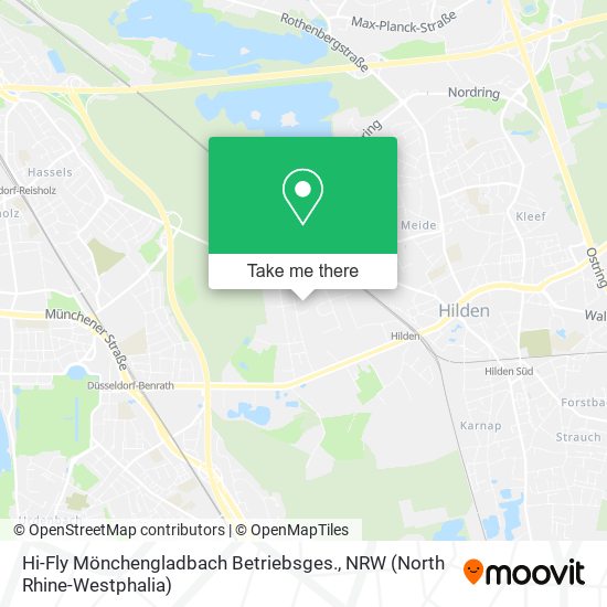 Hi-Fly Mönchengladbach Betriebsges. map