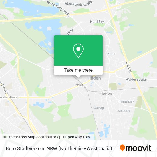 Büro Stadtverkehr map