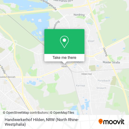 Handwerkerhof Hilden map