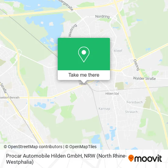 Procar Automobile Hilden GmbH map