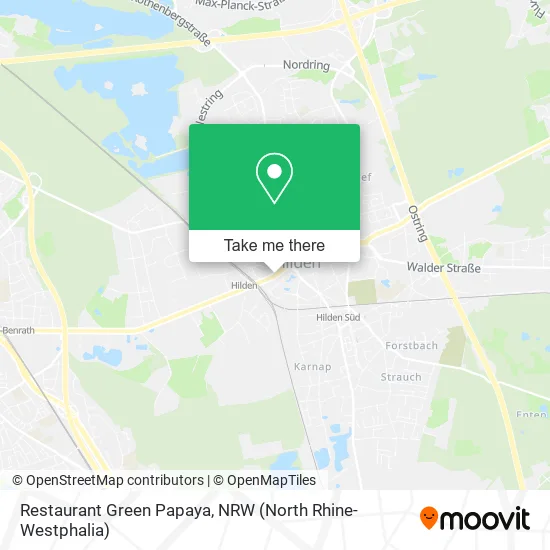 Restaurant Green Papaya map