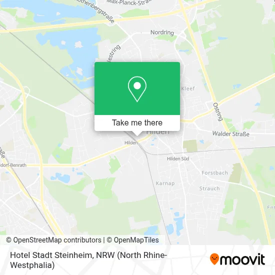 Hotel Stadt Steinheim map