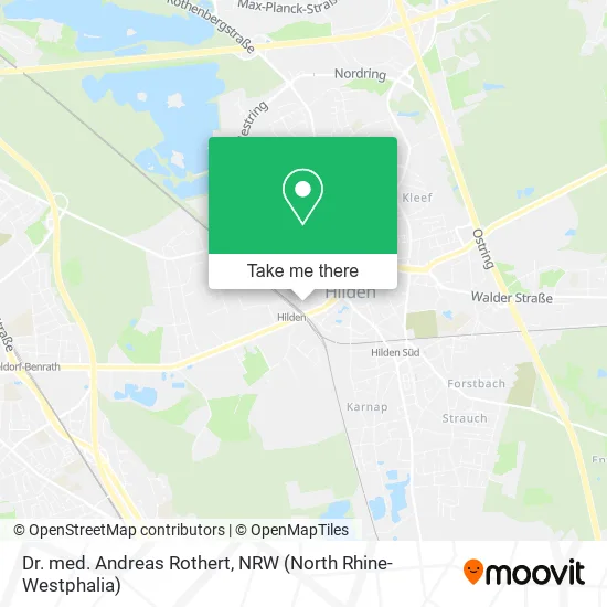 Карта Dr. med. Andreas Rothert