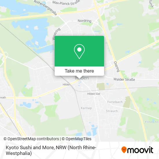 Карта Kyoto Sushi and More