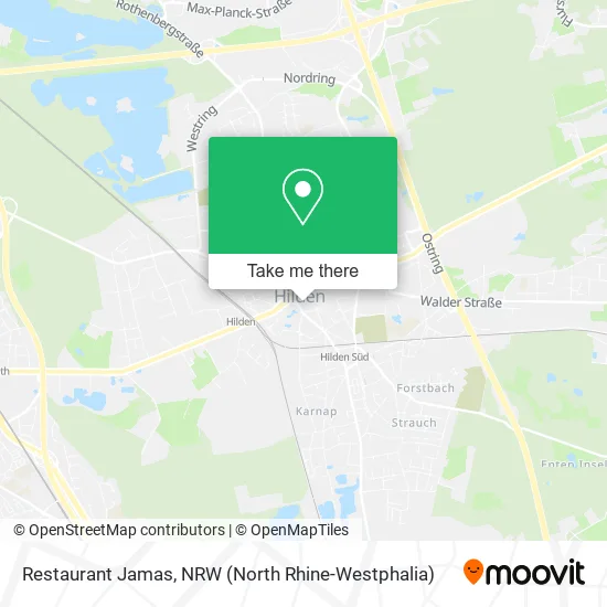 Restaurant Jamas map