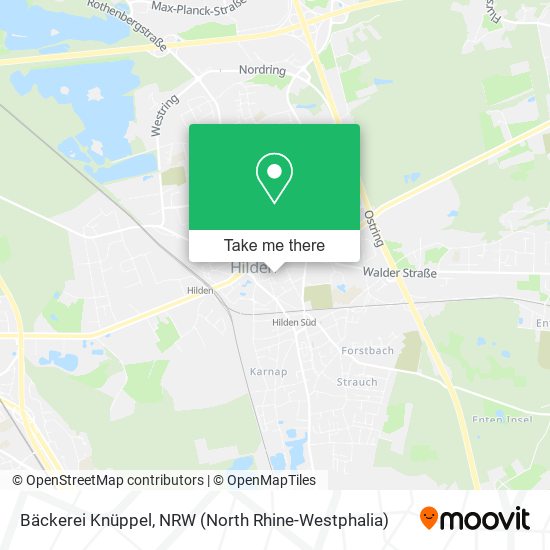 Bäckerei Knüppel map