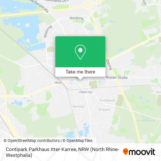 Карта Contipark Parkhaus Itter-Karree