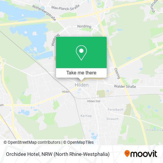 Orchidee Hotel map