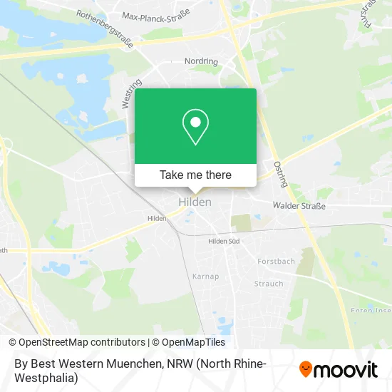 By Best Western Muenchen map