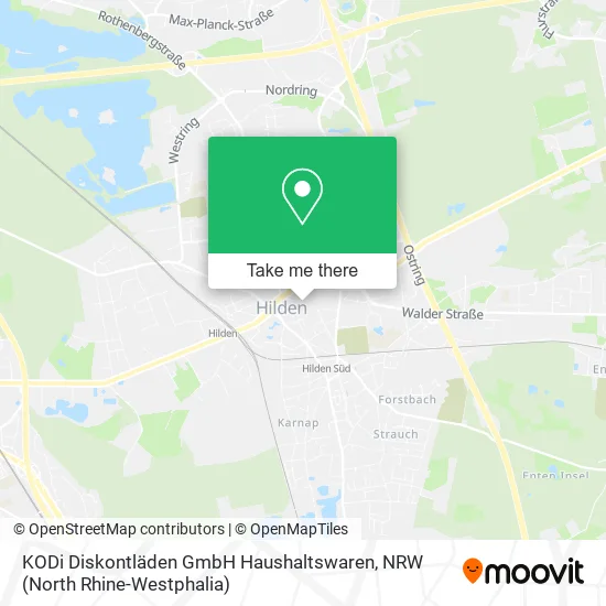 Карта KODi Diskontläden GmbH Haushaltswaren