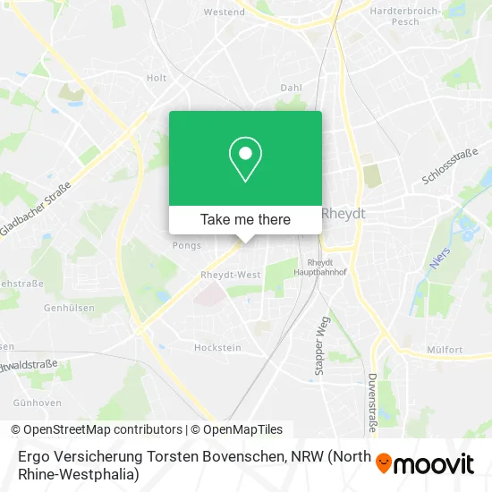Карта Ergo Versicherung Torsten Bovenschen