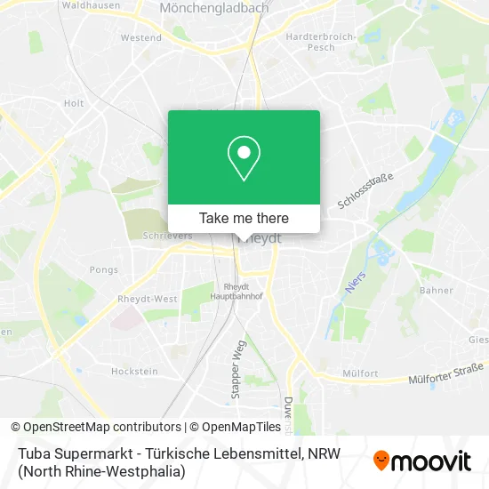 Tuba Supermarkt - Türkische Lebensmittel map