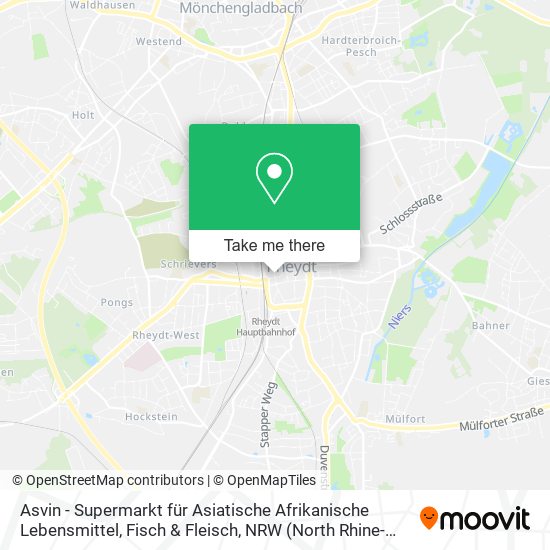Asvin - Supermarkt für Asiatische Afrikanische Lebensmittel, Fisch & Fleisch map