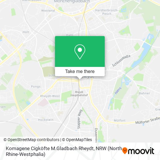 Komagene Cigköfte M.Gladbach Rheydt map