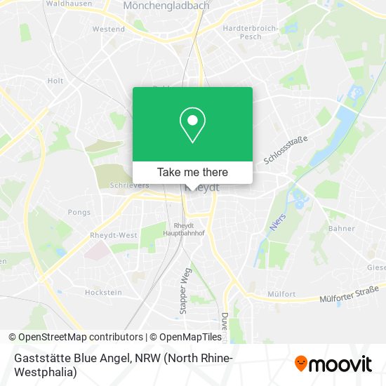Gaststätte Blue Angel map