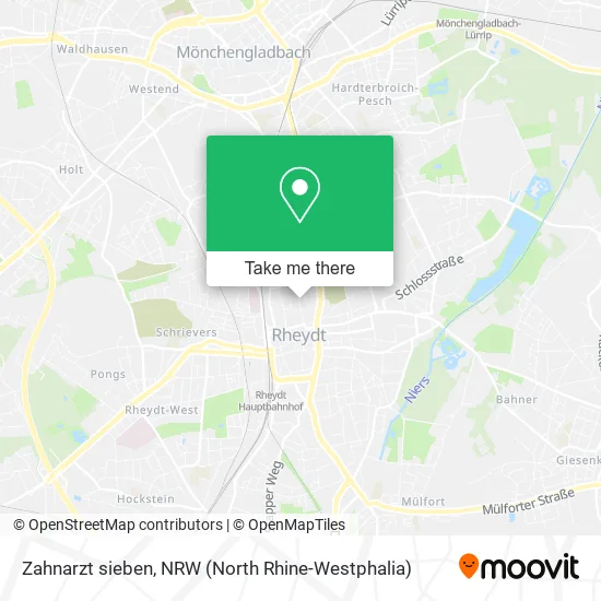 Карта Zahnarzt sieben