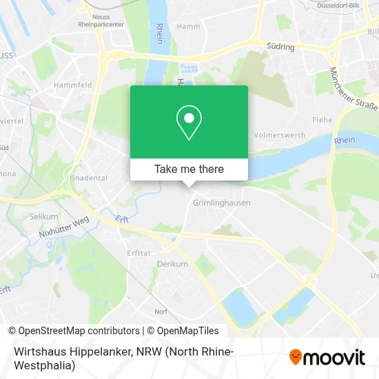 Wirtshaus Hippelanker map