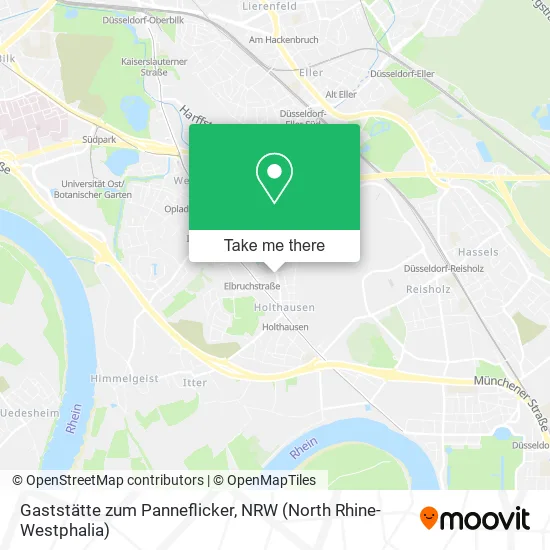 Карта Gaststätte zum Panneflicker