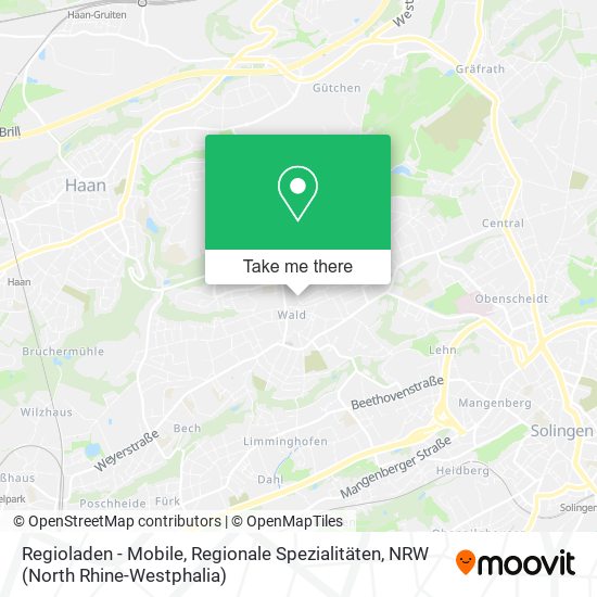 Regioladen - Mobile, Regionale Spezialitäten map