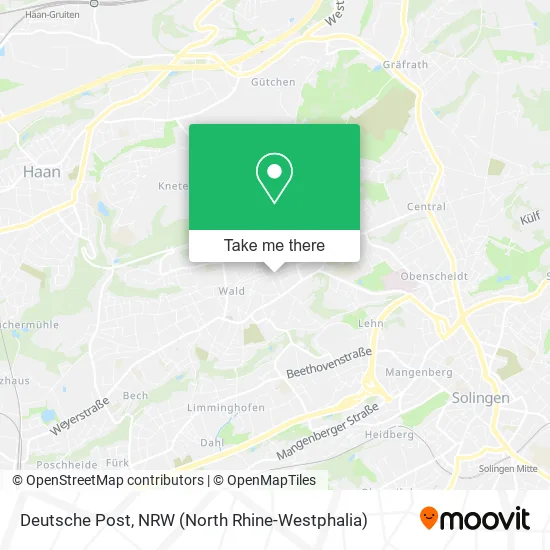 Карта Deutsche Post