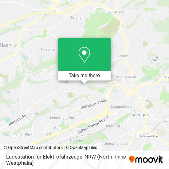 Ladestation für Elektrofahrzeuge map