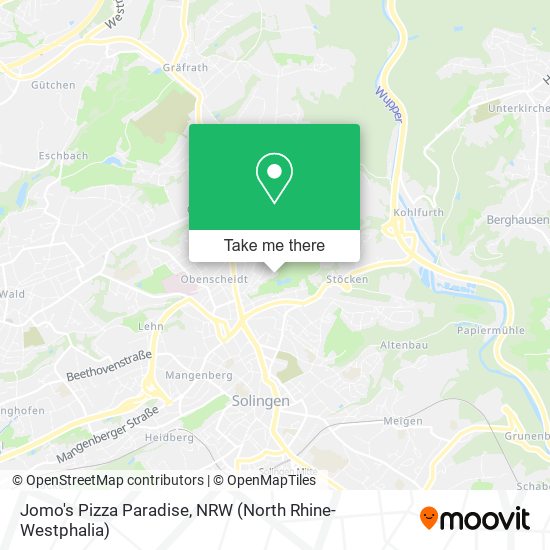 Jomo's Pizza Paradise map