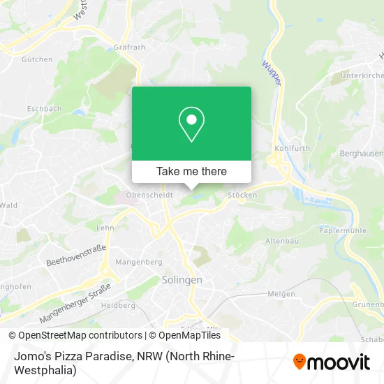 Карта Jomo's Pizza Paradise