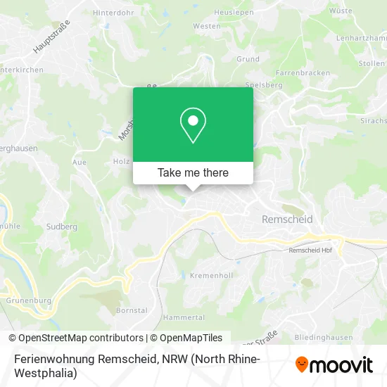 Ferienwohnung Remscheid map