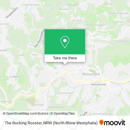 The Rocking Rooster map