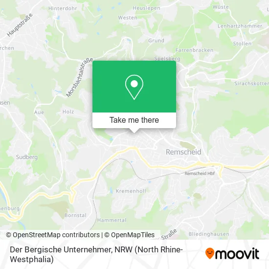 Карта Der Bergische Unternehmer