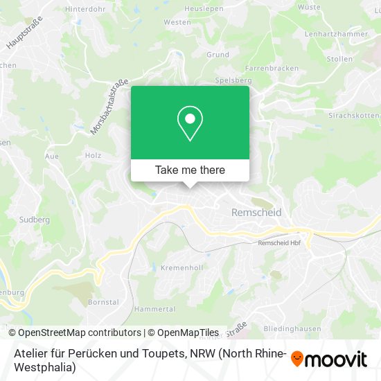 Atelier für Perücken und Toupets map