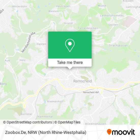 Zoobox.De map